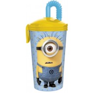 Minions Stor IML Sport Plastic 500ml Tumbler, Blue Yellow